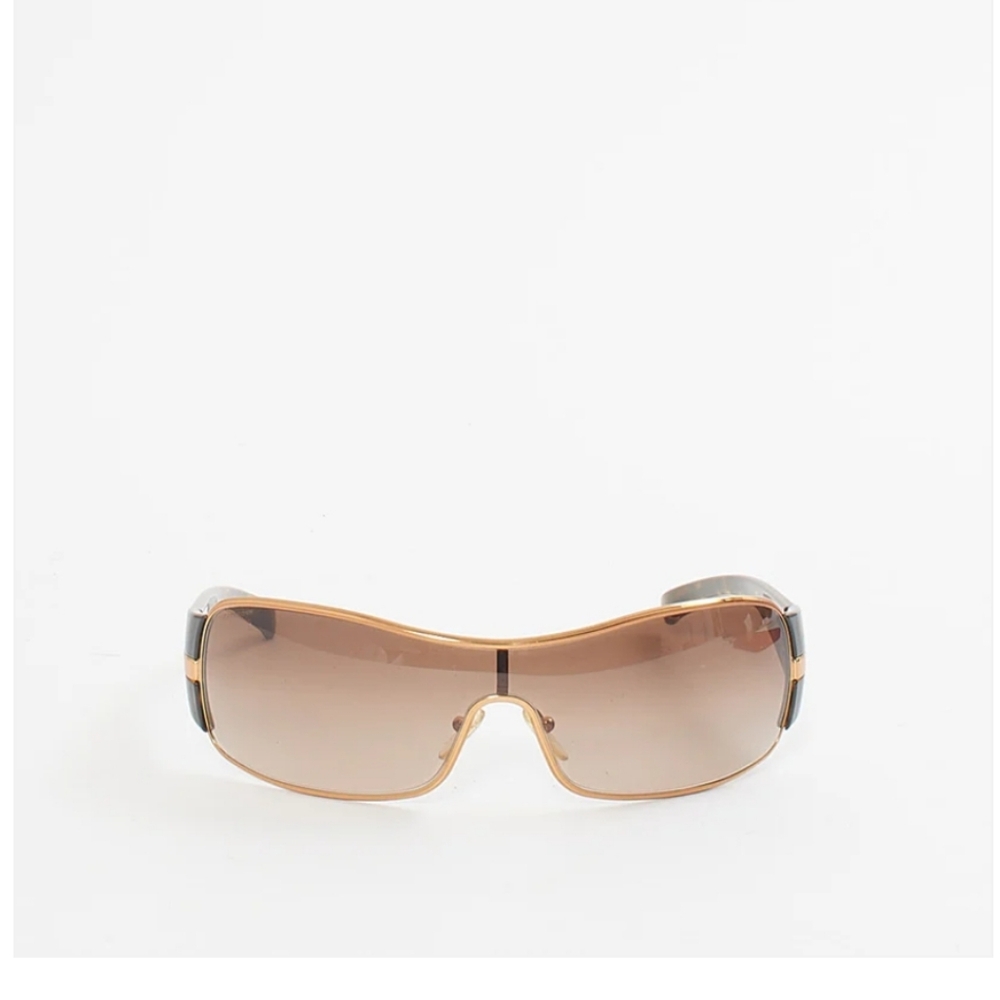 Vintage Prada SPR 61I Wraparound Shield Sunglasses